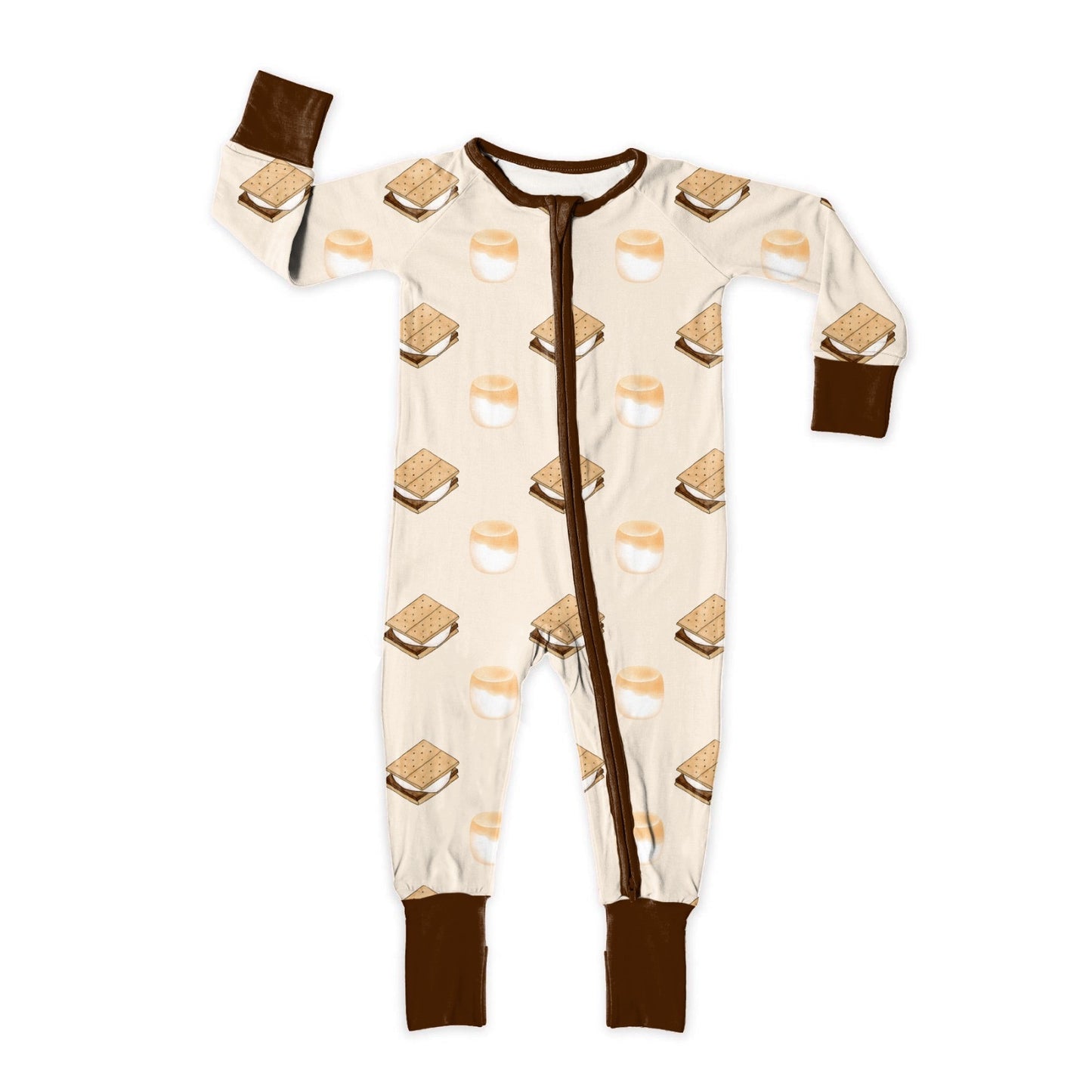 S'mores ZIP ROMPER