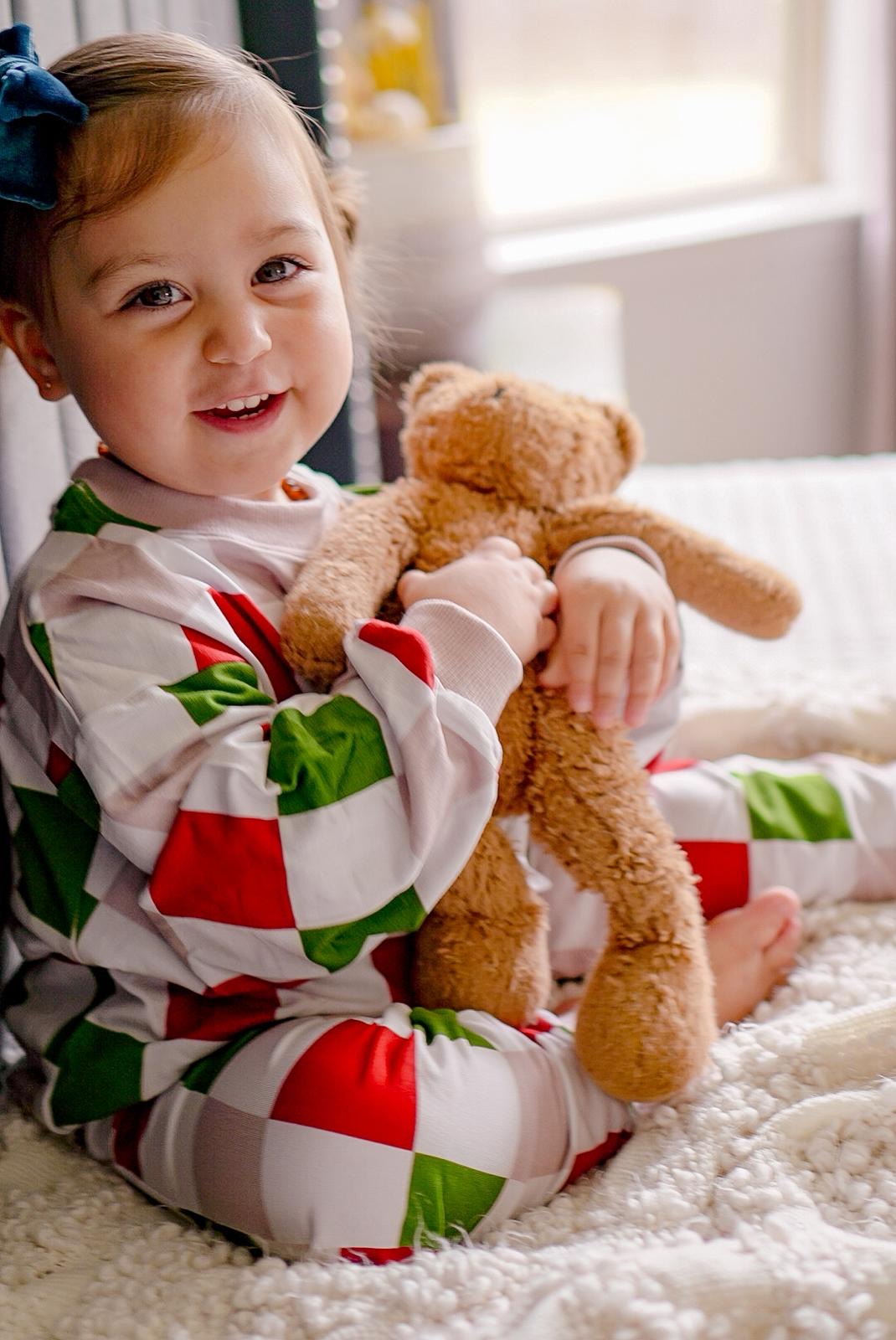 Holiday Checks Jogger Set