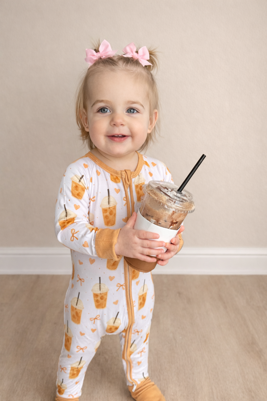 Coffee & Bows Zip