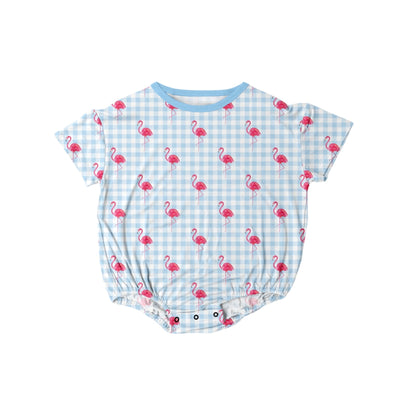 Coastal Flamingo Bubble Romper