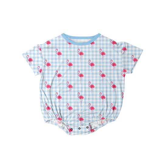 Coastal Flamingo Bubble Romper