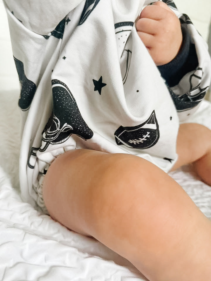 Huddle Up Sweatshirt Bubble Romper