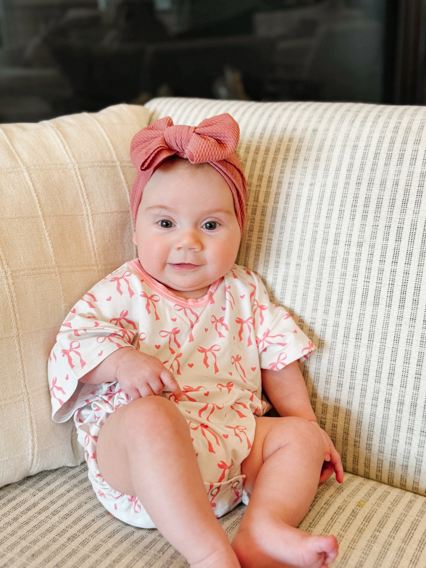 Wrapped In A Bow Bubble Romper