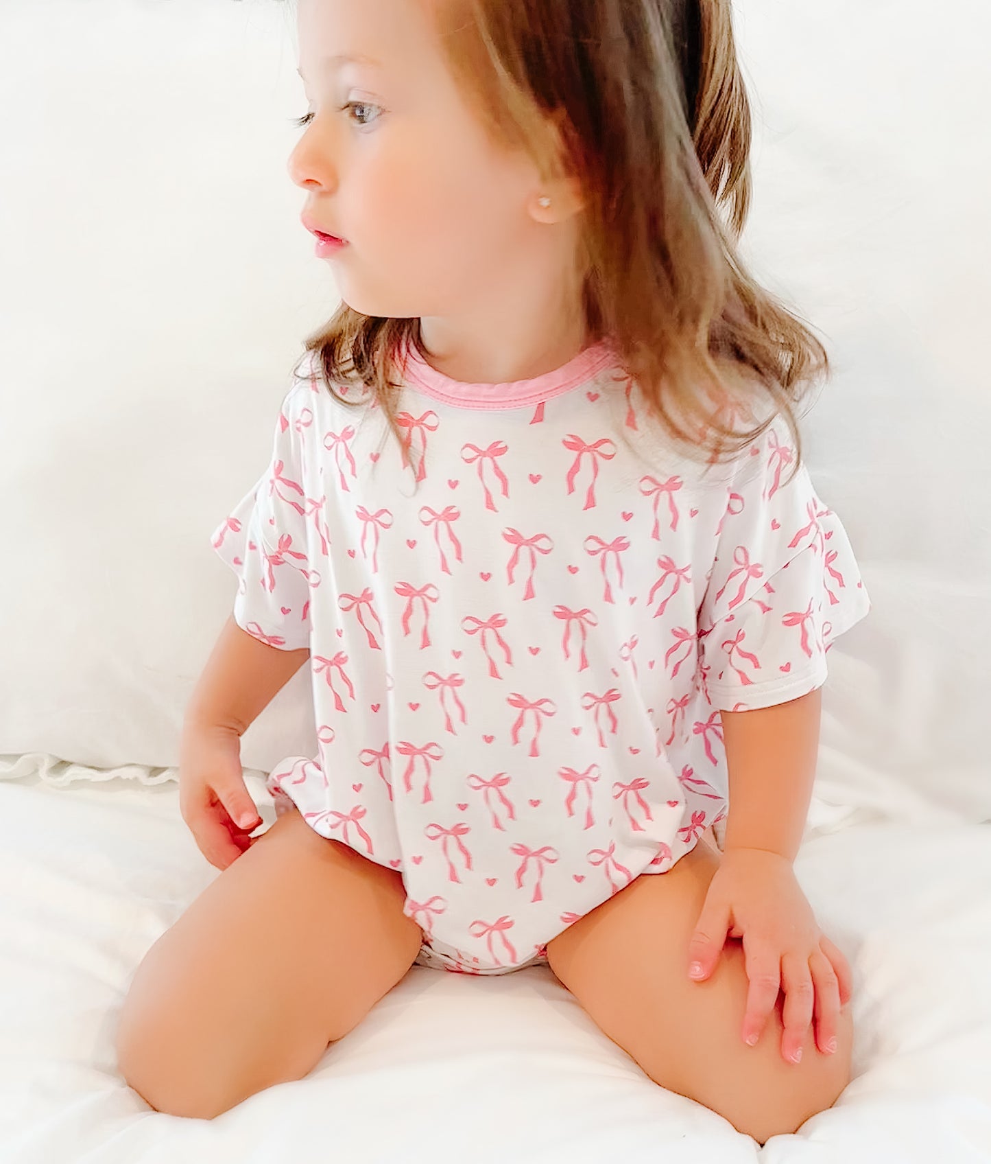 Wrapped In A Bow Bubble Romper