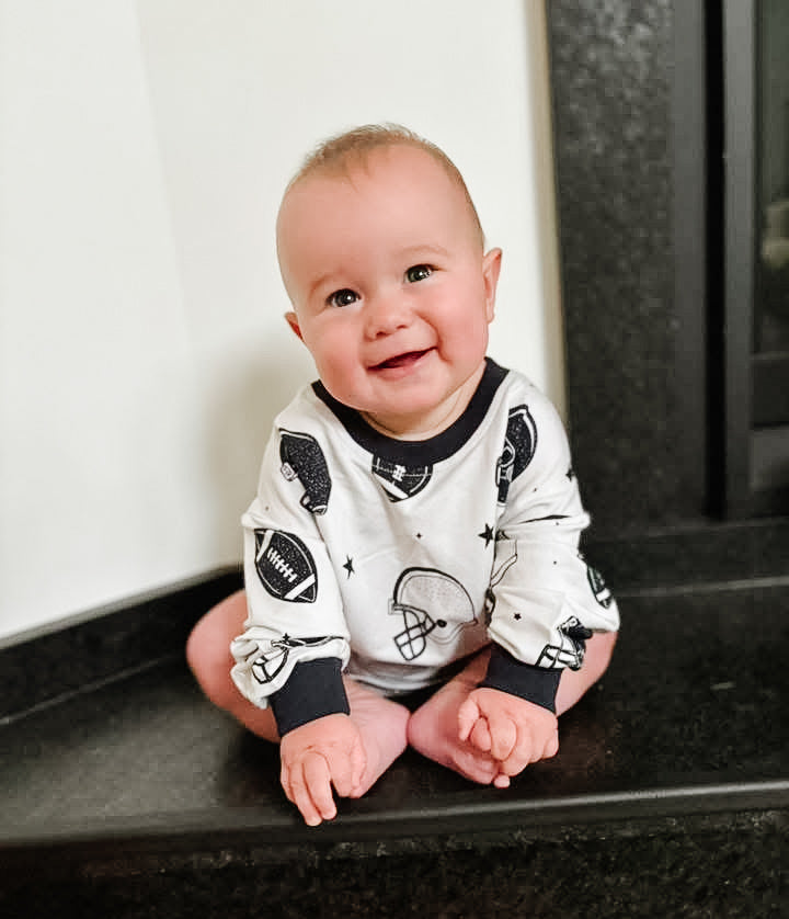 Huddle Up Sweatshirt Bubble Romper