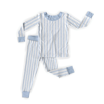 Blue Coastal Stripe Two Piece