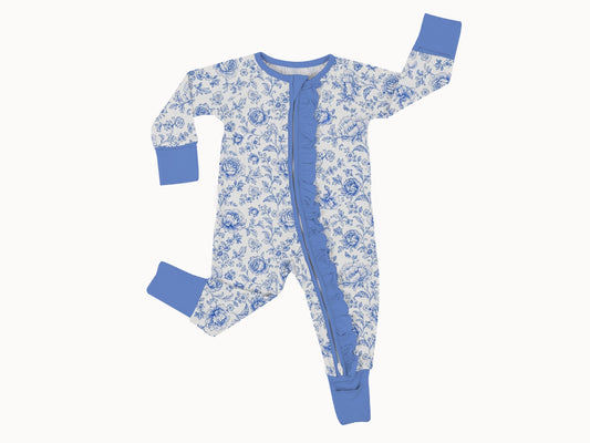 Bluebell Blooms w/ Ruffle Zip
